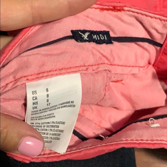 Coral American Eagle shorts - Picture 4 of 4